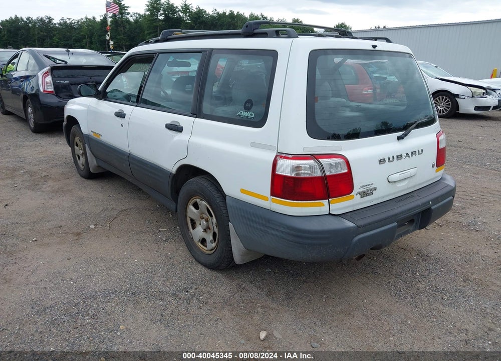 2002 SUBARU FORESTER L VIN: JF1SF63572H738809