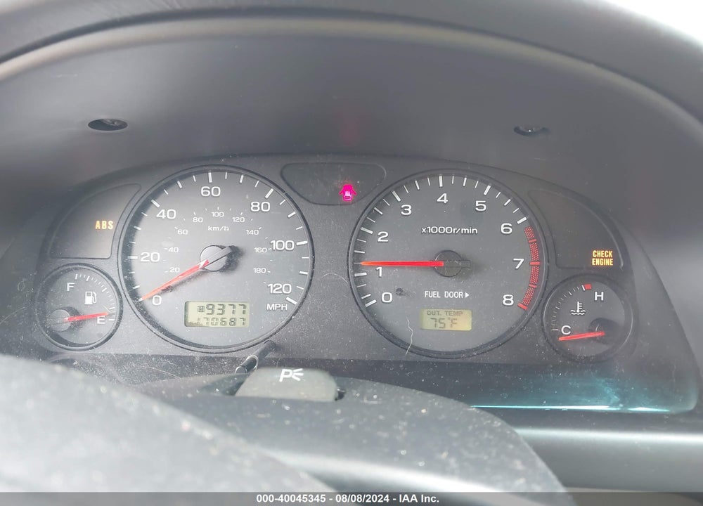 2002 SUBARU FORESTER L VIN: JF1SF63572H738809