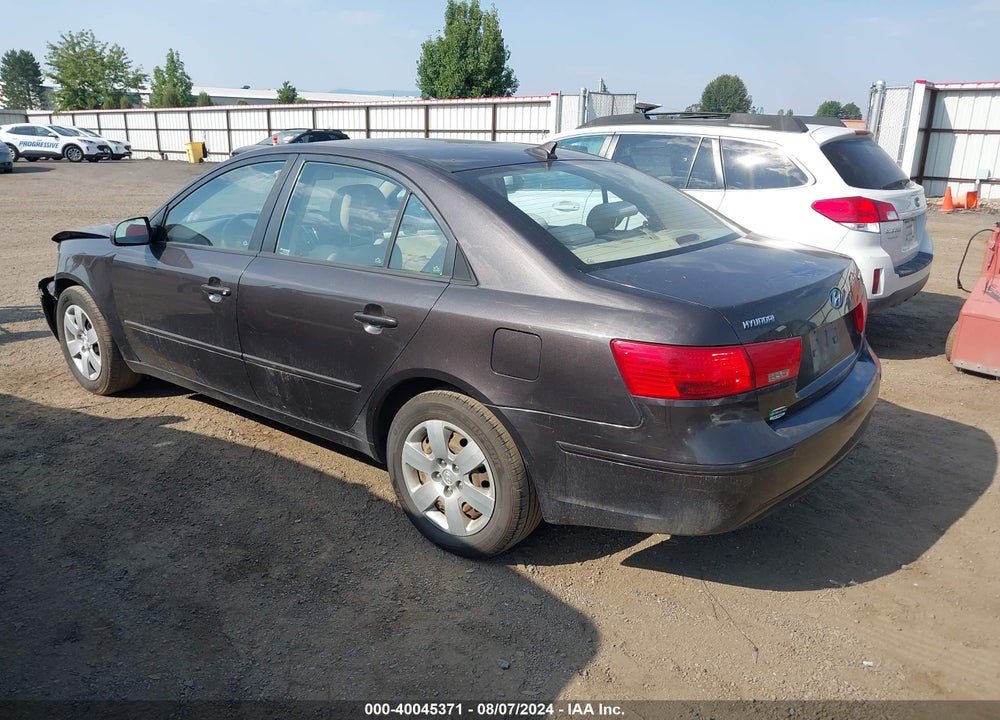 2009 HYUNDAI SONATA GLS VIN: 5NPET46C09H548778