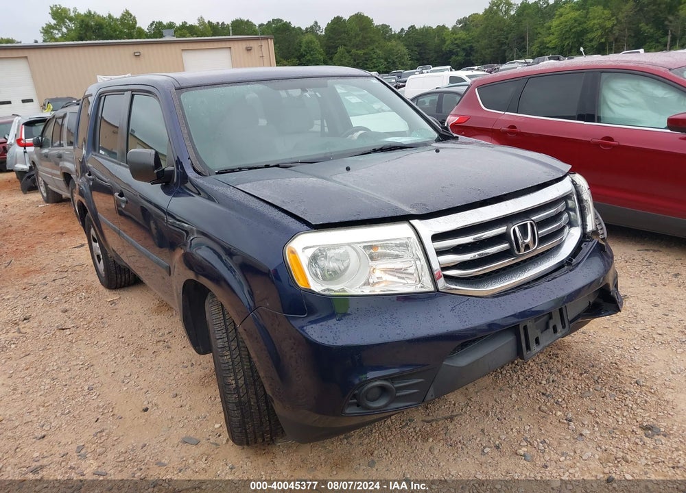 2013 HONDA PILOT LX VIN: 5FNYF4H24DB071689
