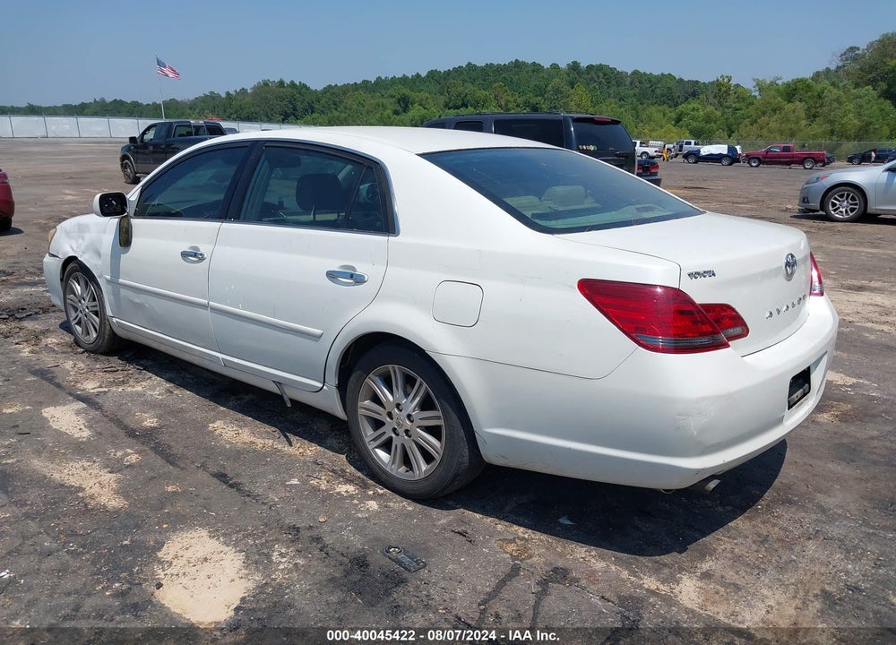 2008 TOYOTA AVALON LIMITED VIN: 4T1BK36B88U312760