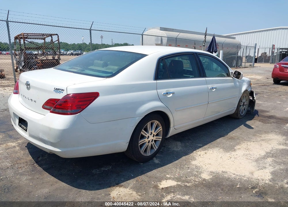 2008 TOYOTA AVALON LIMITED VIN: 4T1BK36B88U312760
