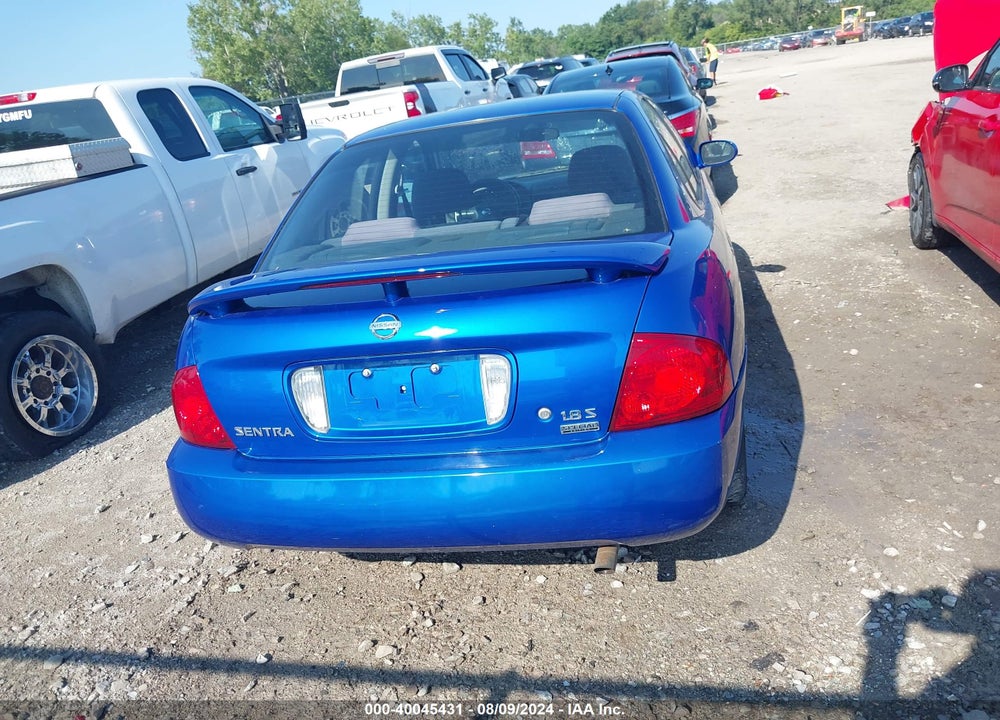 2006 NISSAN SENTRA 1.8S VIN: 3N1CB51D46L578218