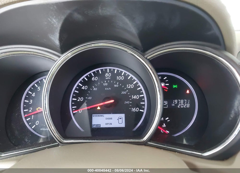 2012 NISSAN MURANO SL VIN: JN8AZ1MU2CW118697