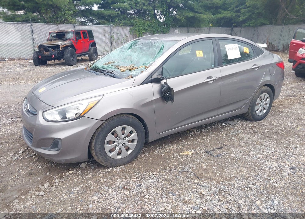 2017 HYUNDAI ACCENT SE VIN: KMHCT4AE3HU369036