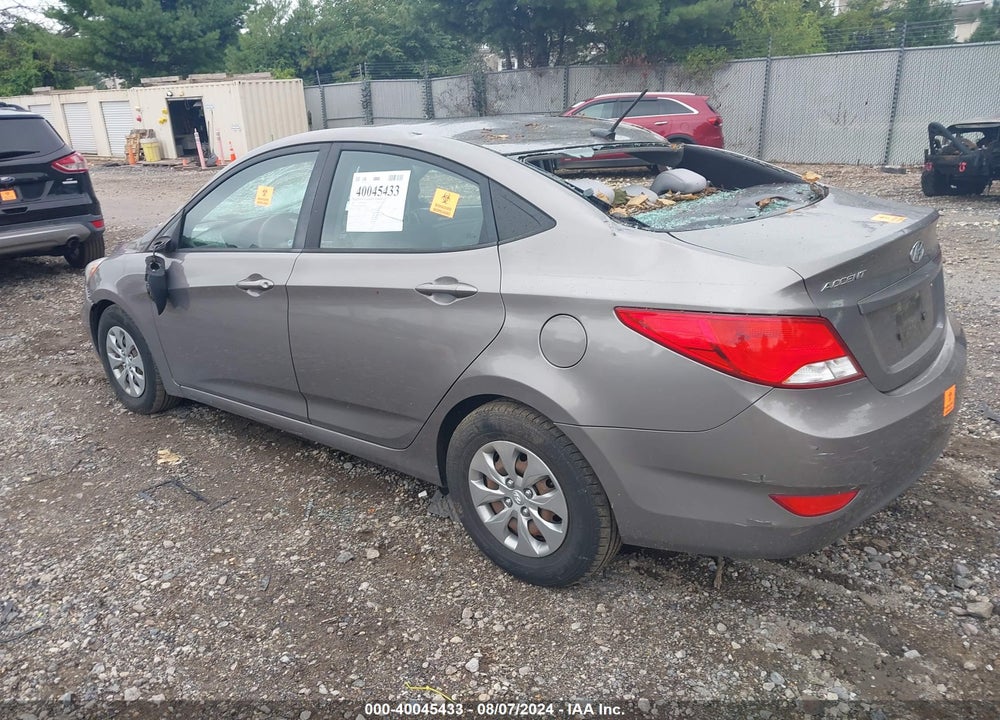 2017 HYUNDAI ACCENT SE VIN: KMHCT4AE3HU369036