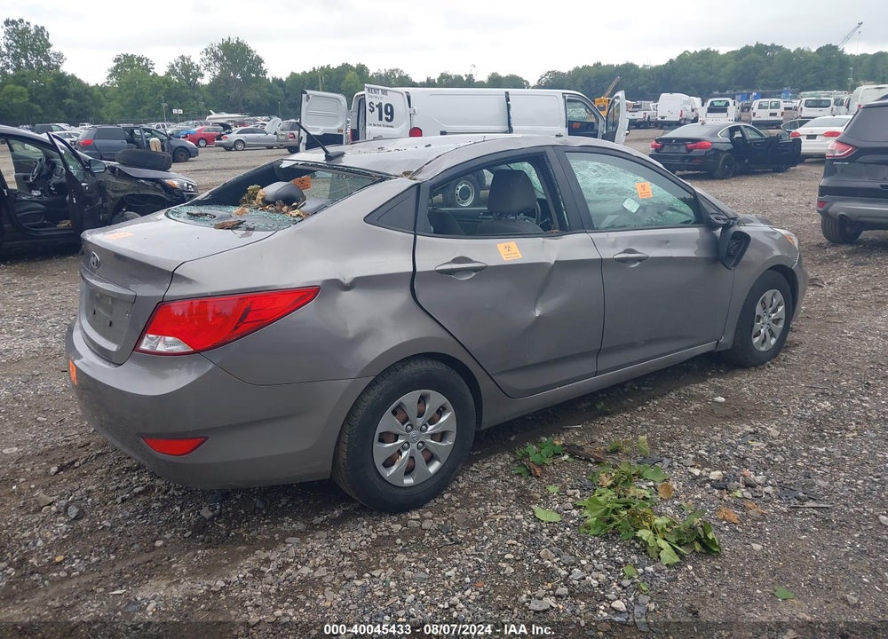 2017 HYUNDAI ACCENT SE VIN: KMHCT4AE3HU369036