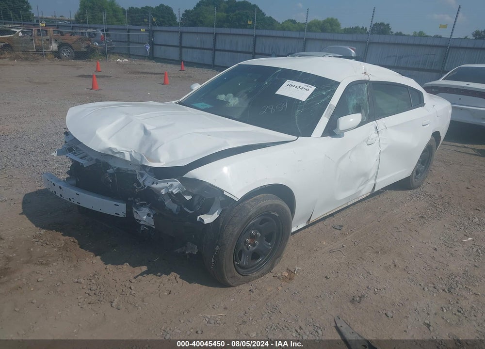 2021 DODGE CHARGER POLICE RWD VIN: 2C3CDXAT8MH662854