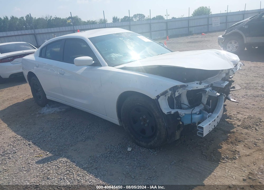 2021 DODGE CHARGER POLICE RWD VIN: 2C3CDXAT8MH662854