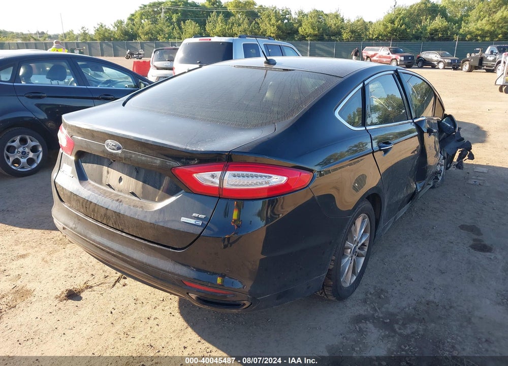 2016 FORD FUSION SE VIN: 3FA6P0T95GR167521