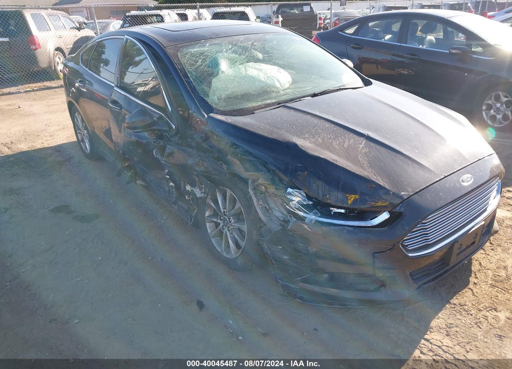 2016 FORD FUSION SE VIN: 3FA6P0T95GR167521