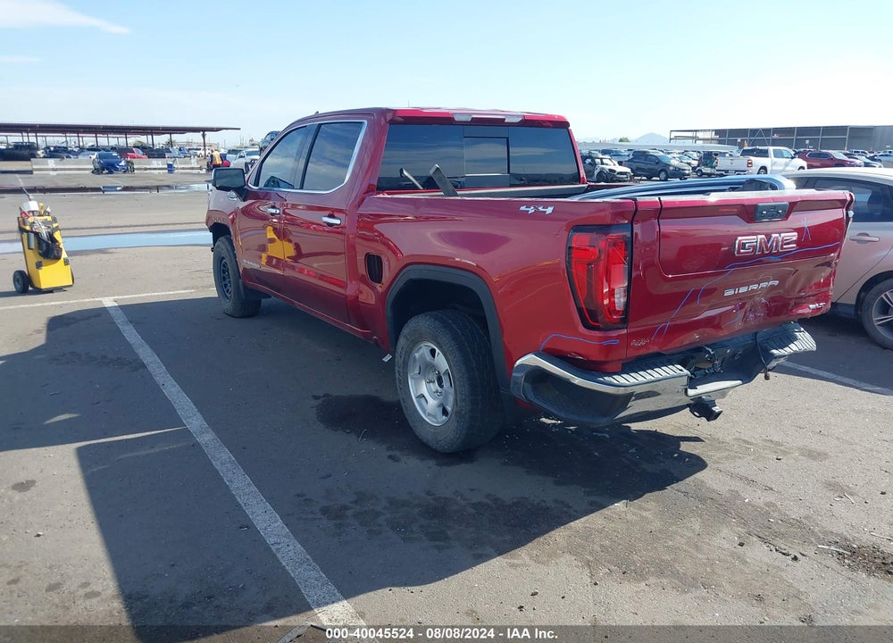2019 GMC SIERRA 1500 SLT VIN: 3GTU9DED8KG224092