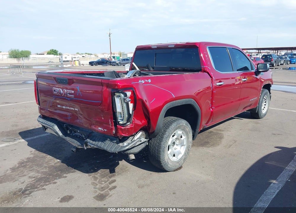 2019 GMC SIERRA 1500 SLT VIN: 3GTU9DED8KG224092