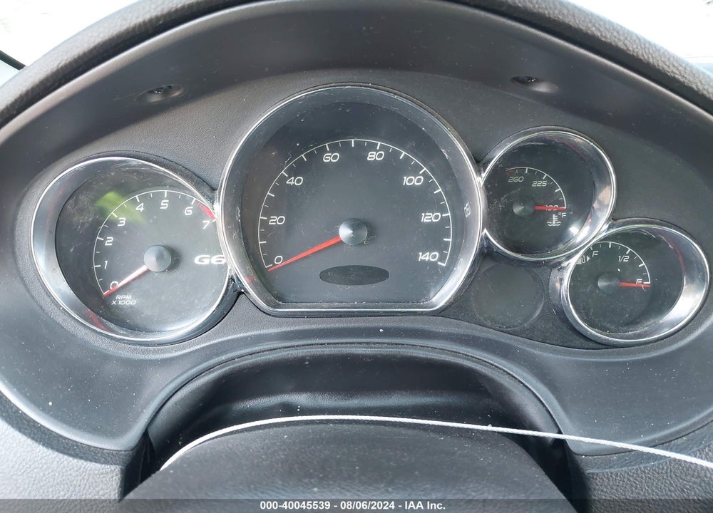 2008 PONTIAC G6 GT VIN: 1G2ZH17N084190415