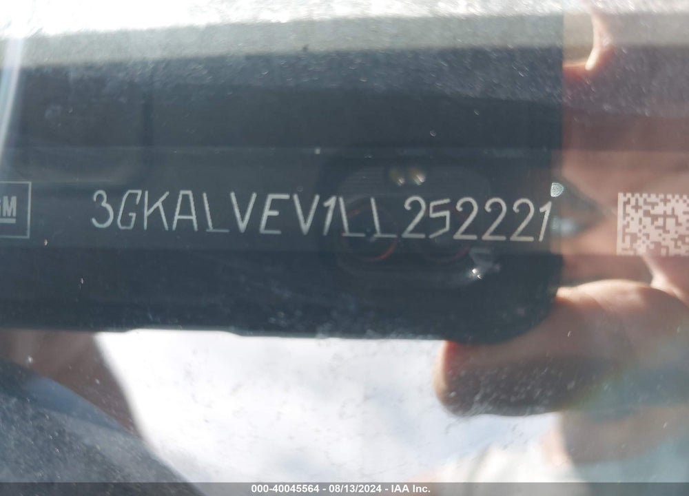 2020 GMC TERRAIN VIN: 3GKALVEV1LL252221