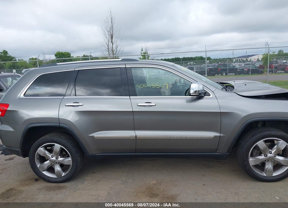 2012 JEEP GRAND CHEROKEE OVERLAND VIN: 1C4RJFCT8CC345471