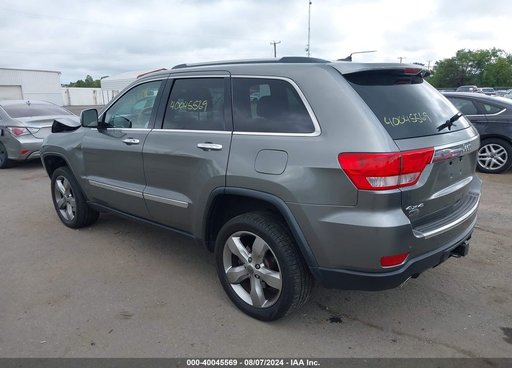 2012 JEEP GRAND CHEROKEE OVERLAND VIN: 1C4RJFCT8CC345471
