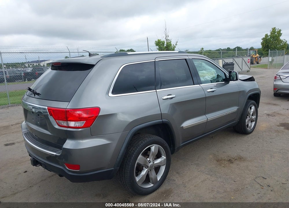 2012 JEEP GRAND CHEROKEE OVERLAND VIN: 1C4RJFCT8CC345471