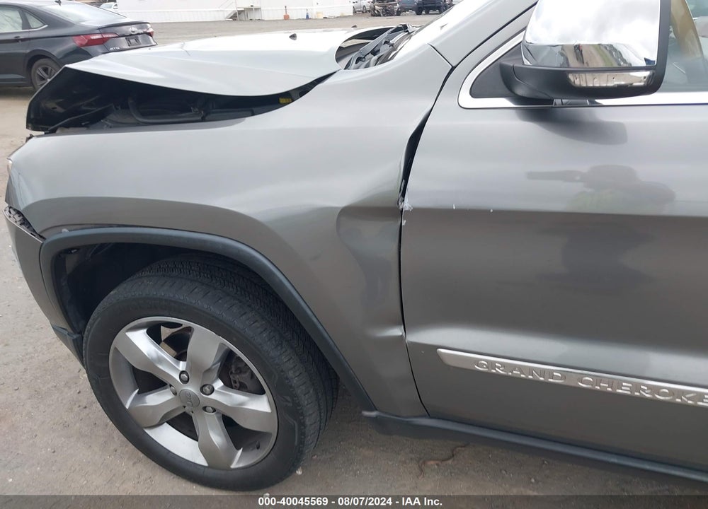 2012 JEEP GRAND CHEROKEE OVERLAND VIN: 1C4RJFCT8CC345471