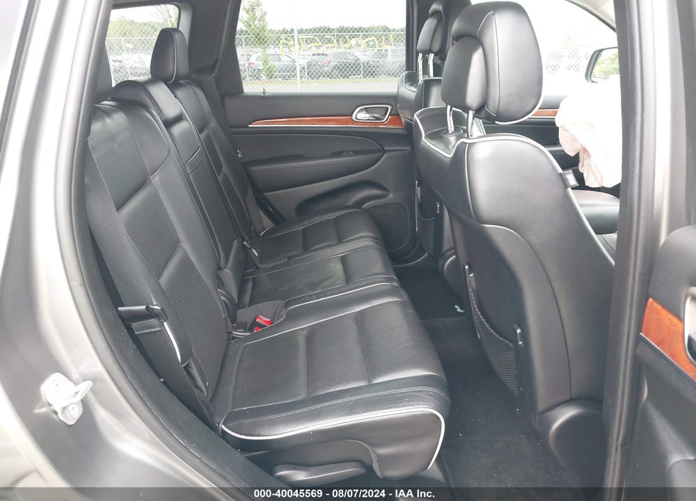 2012 JEEP GRAND CHEROKEE OVERLAND VIN: 1C4RJFCT8CC345471