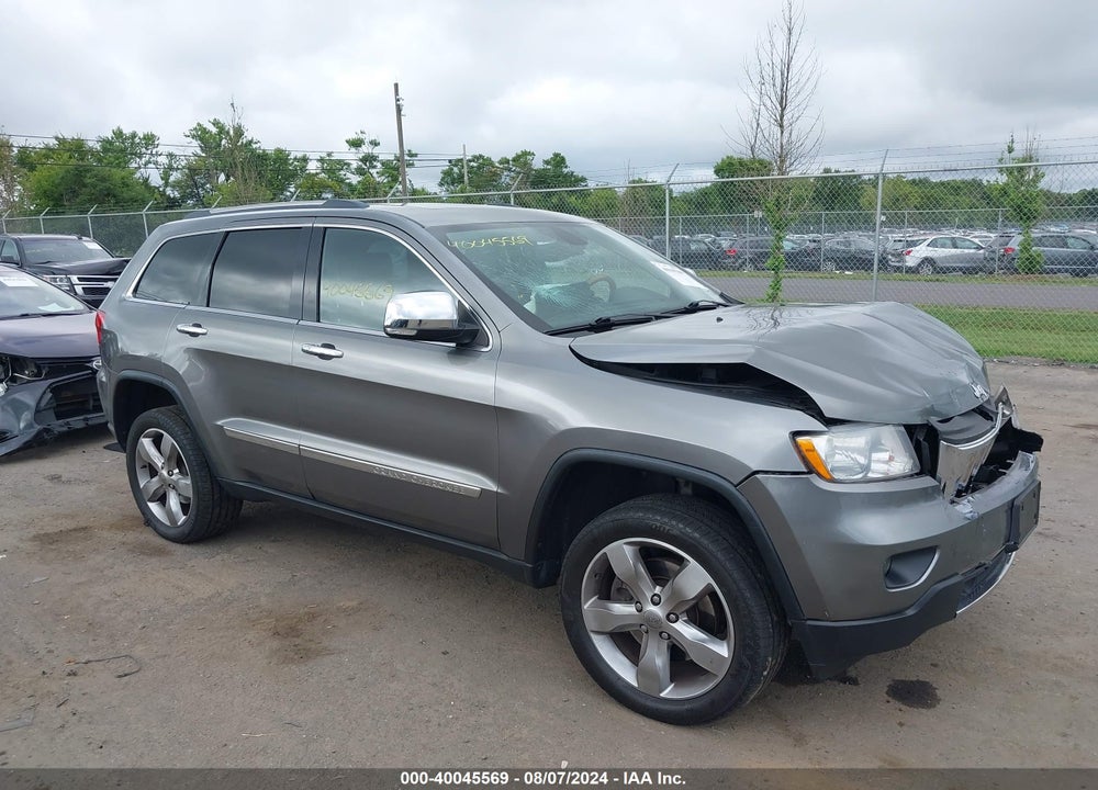 2012 JEEP GRAND CHEROKEE OVERLAND VIN: 1C4RJFCT8CC345471