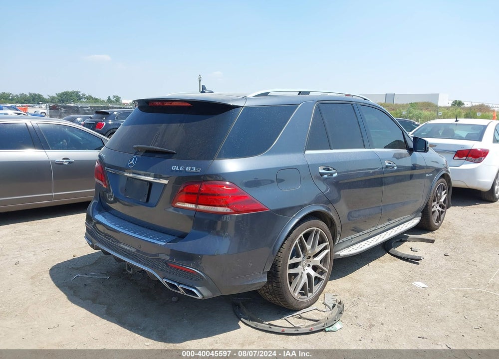 2016 MERCEDES-BENZ AMG GLE 63 S 4MATIC VIN: 4JGDA7FB8GA760595