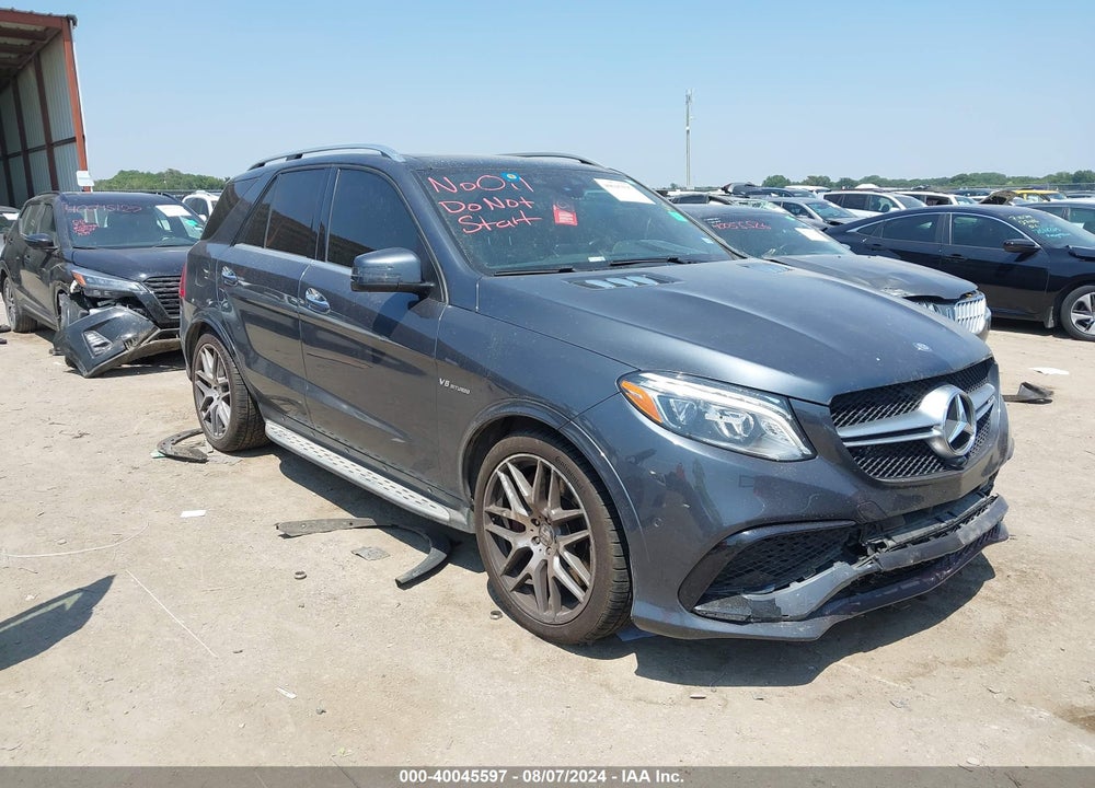 2016 MERCEDES-BENZ AMG GLE 63 S 4MATIC VIN: 4JGDA7FB8GA760595