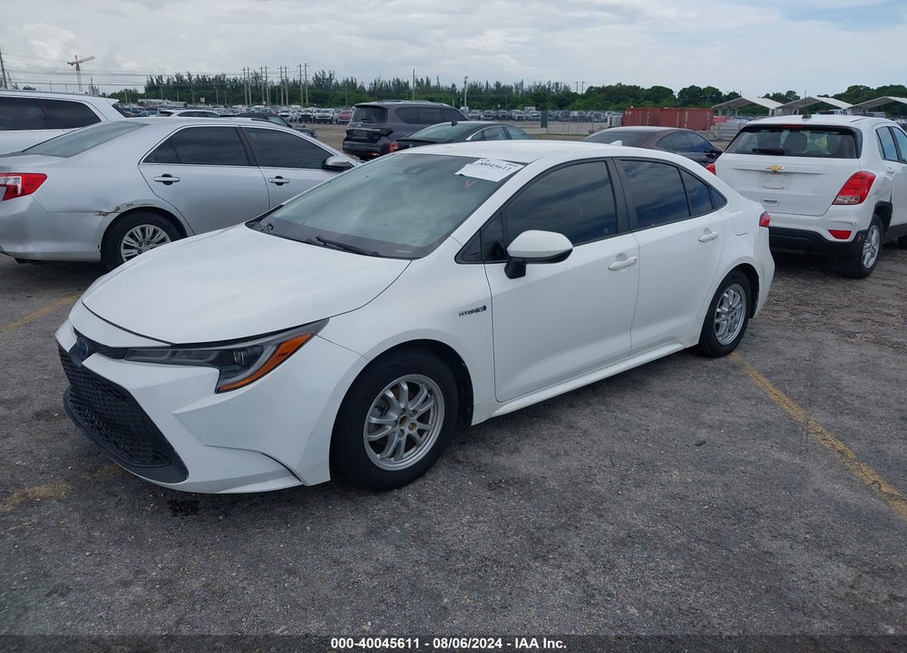 2020 TOYOTA COROLLA HYBRID LE VIN: JTDEBRBE7LJ014036