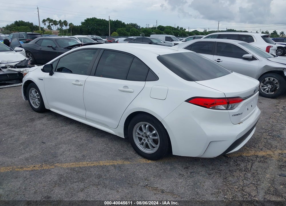 2020 TOYOTA COROLLA HYBRID LE VIN: JTDEBRBE7LJ014036
