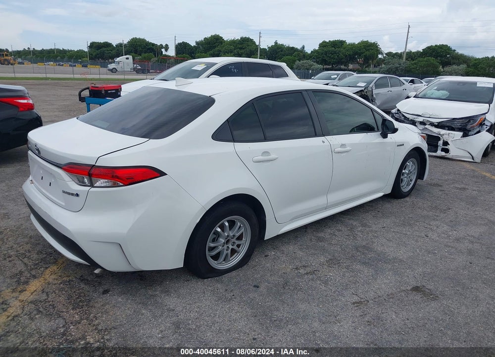 2020 TOYOTA COROLLA HYBRID LE VIN: JTDEBRBE7LJ014036