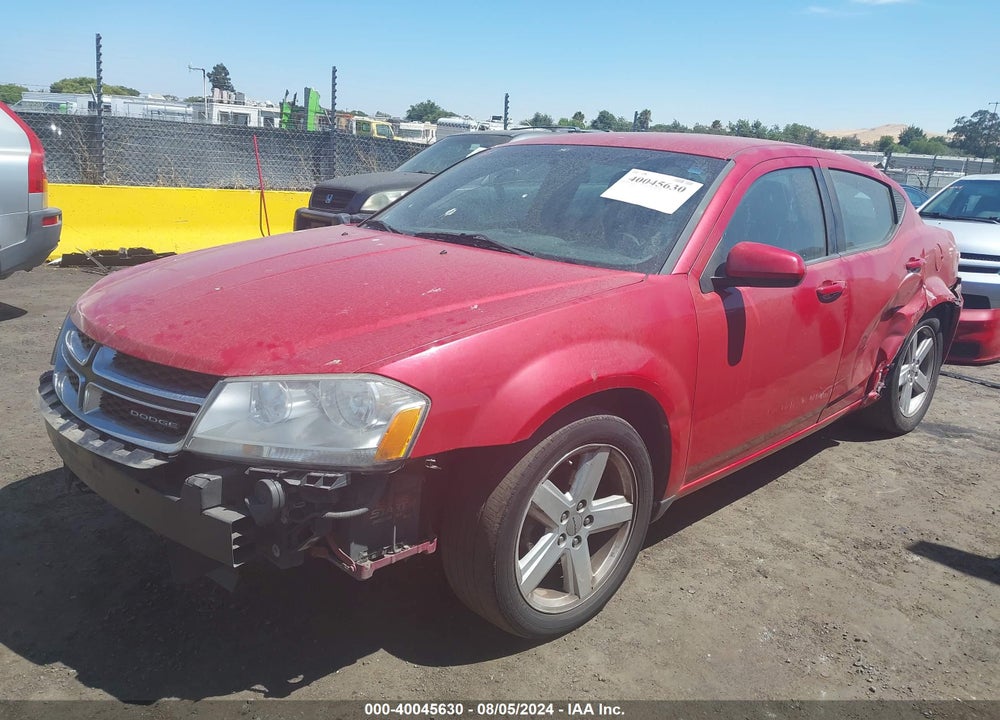 2011 DODGE AVENGER MAINSTREET VIN: 1B3BD1FB9BN561039