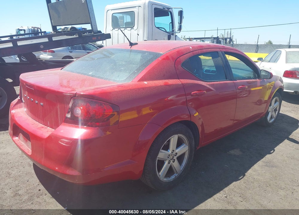 2011 DODGE AVENGER MAINSTREET VIN: 1B3BD1FB9BN561039