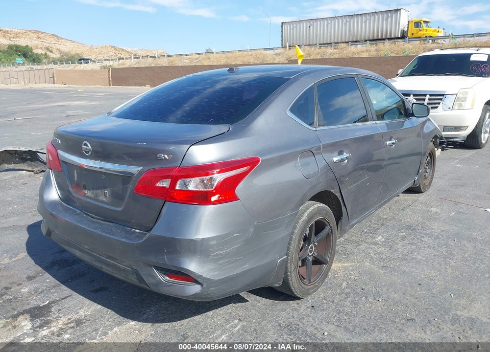 2017 NISSAN SENTRA SV VIN: 3N1AB7AP4HY374067
