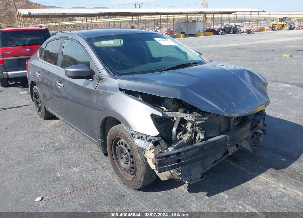 2017 NISSAN SENTRA SV VIN: 3N1AB7AP4HY374067