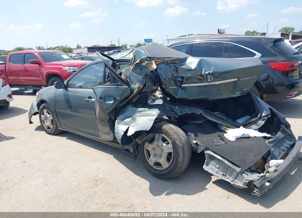 2003 TOYOTA CAMRY LE V6 VIN: 4T1BF32K03U563422