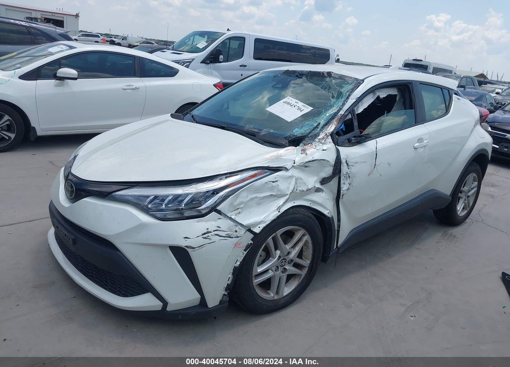 2021 TOYOTA C-HR LE VIN: JTNKHMBX3M1107123