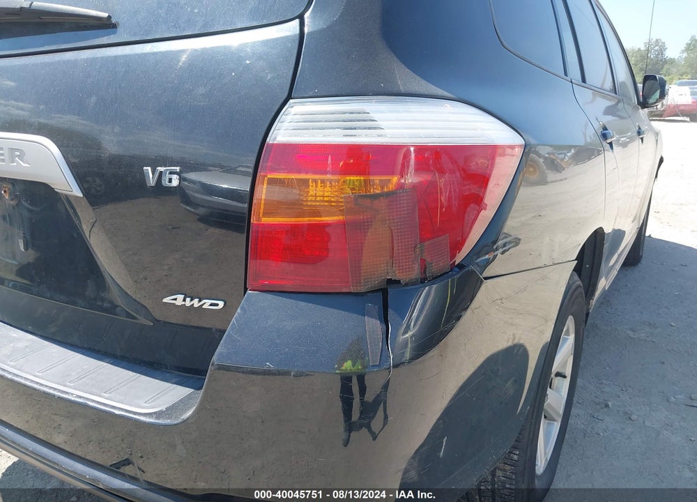 2008 TOYOTA HIGHLANDER VIN: JTEES41A182097316