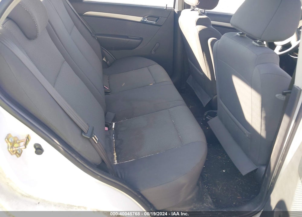2007 CHEVROLET AVEO LS VIN: KL1TD566X7B096543