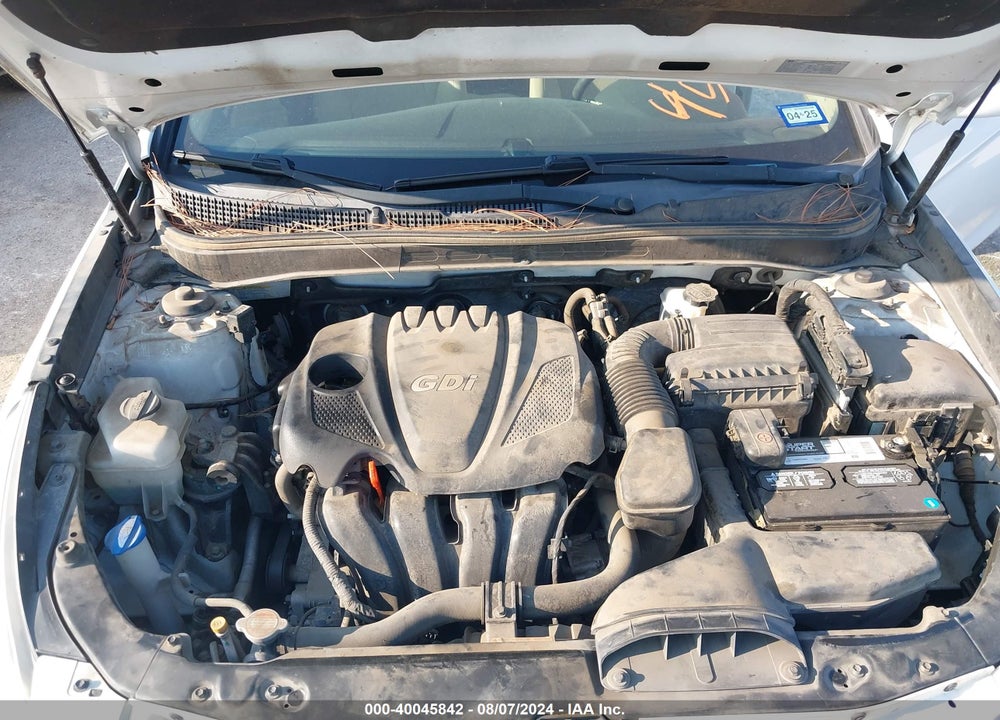 2012 HYUNDAI SONATA GLS VIN: 5NPEB4AC2CH454774