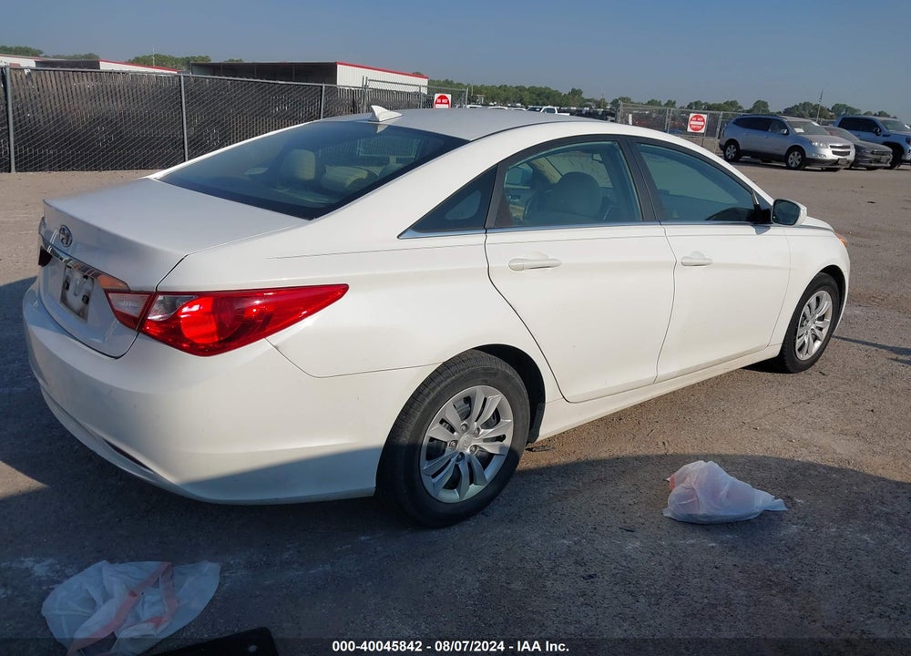 2012 HYUNDAI SONATA GLS VIN: 5NPEB4AC2CH454774