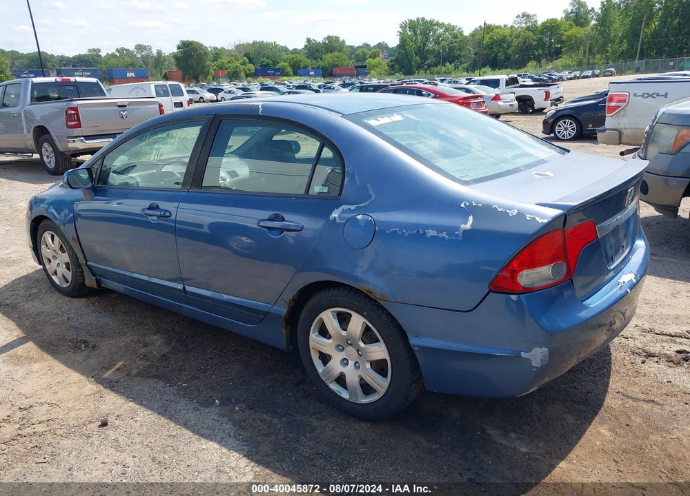 2009 HONDA CIVIC LX VIN: 19XFA16599E042963