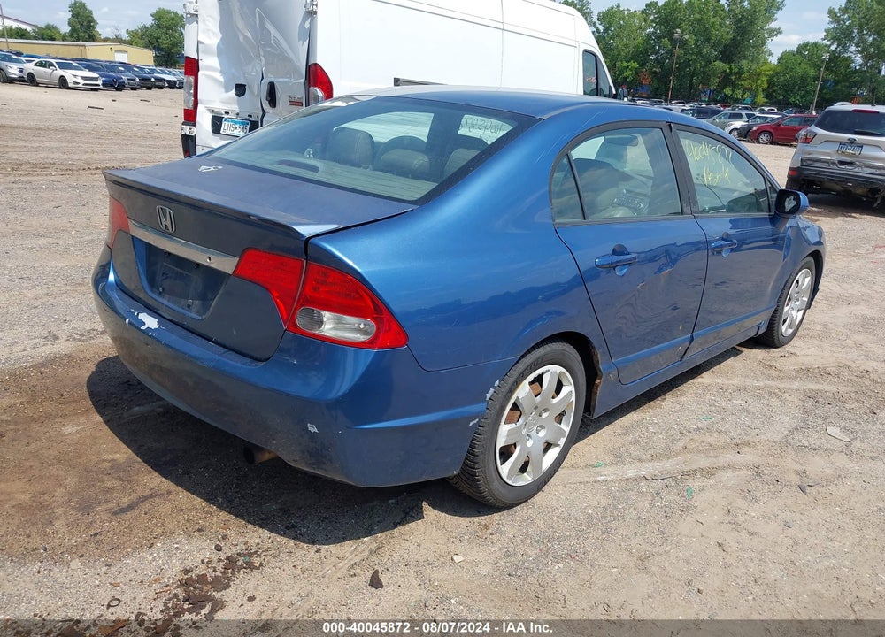 2009 HONDA CIVIC LX VIN: 19XFA16599E042963