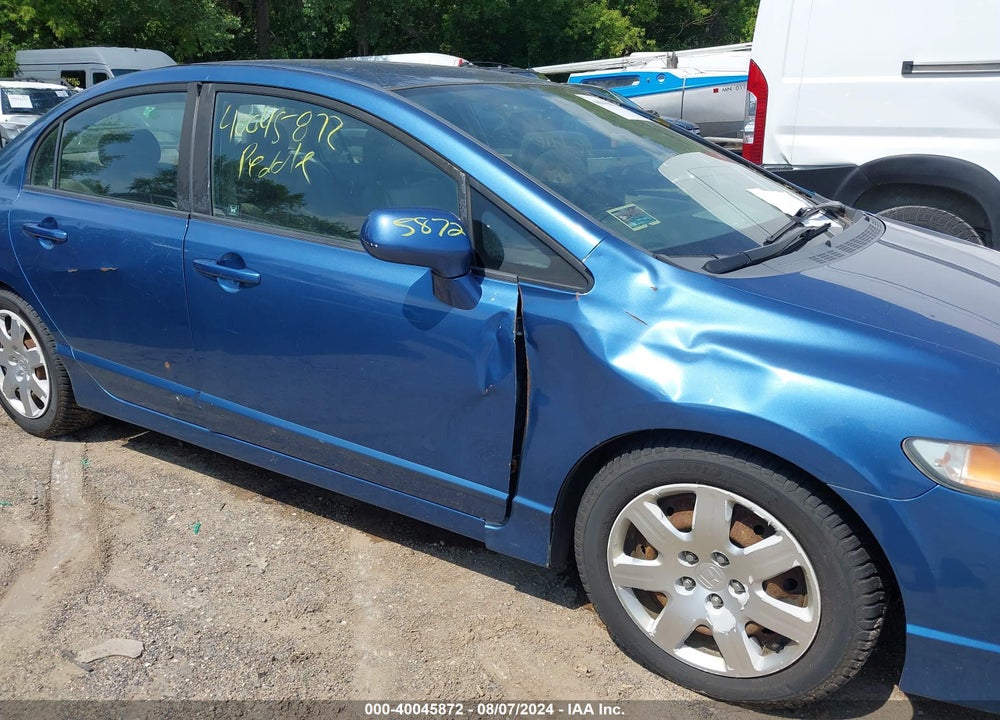2009 HONDA CIVIC LX VIN: 19XFA16599E042963