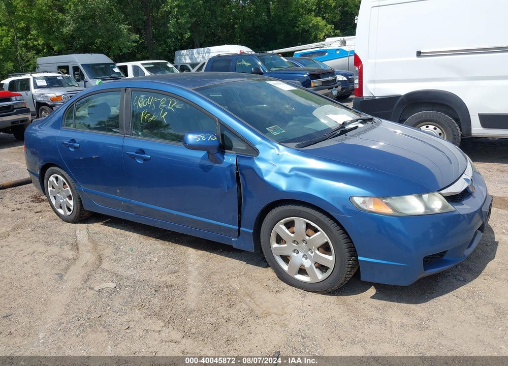 2009 HONDA CIVIC LX VIN: 19XFA16599E042963