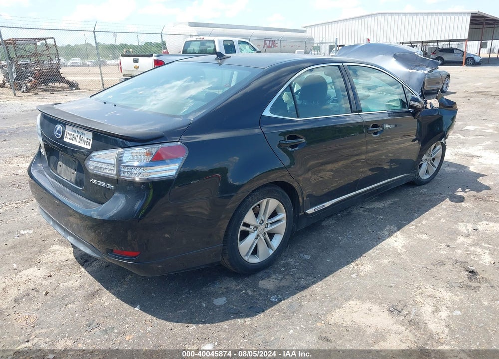 2010 LEXUS HS 250H VIN: JTHBB1BA9A2037065