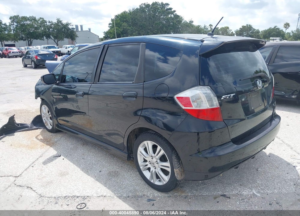 2009 HONDA FIT SPORT VIN: JHMGE88629S029734