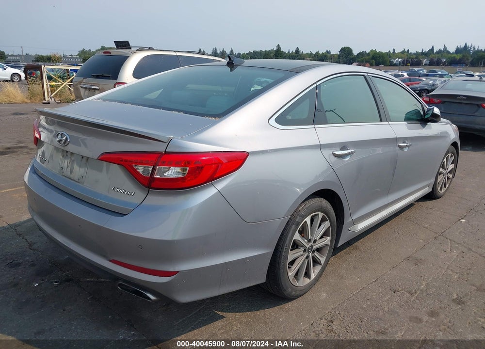 2016 HYUNDAI SONATA LIMITED VIN: 5NPE34AF9GH276956