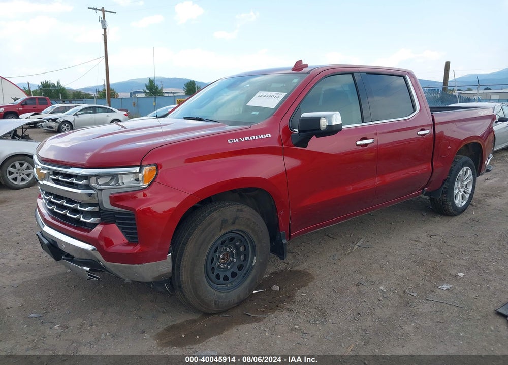 2023 CHEVROLET SILVERADO 1500 4WD SHORT BED LTZ VIN: 1GCUDGED8PZ184331