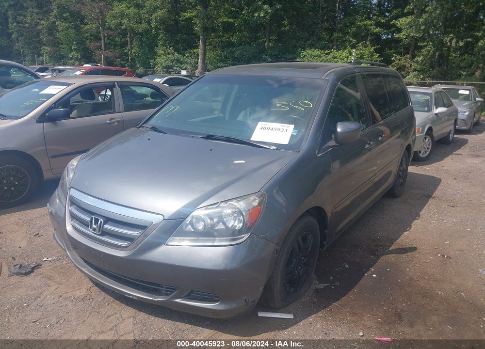2007 HONDA ODYSSEY EX-L VIN: 5FNRL38727B420937