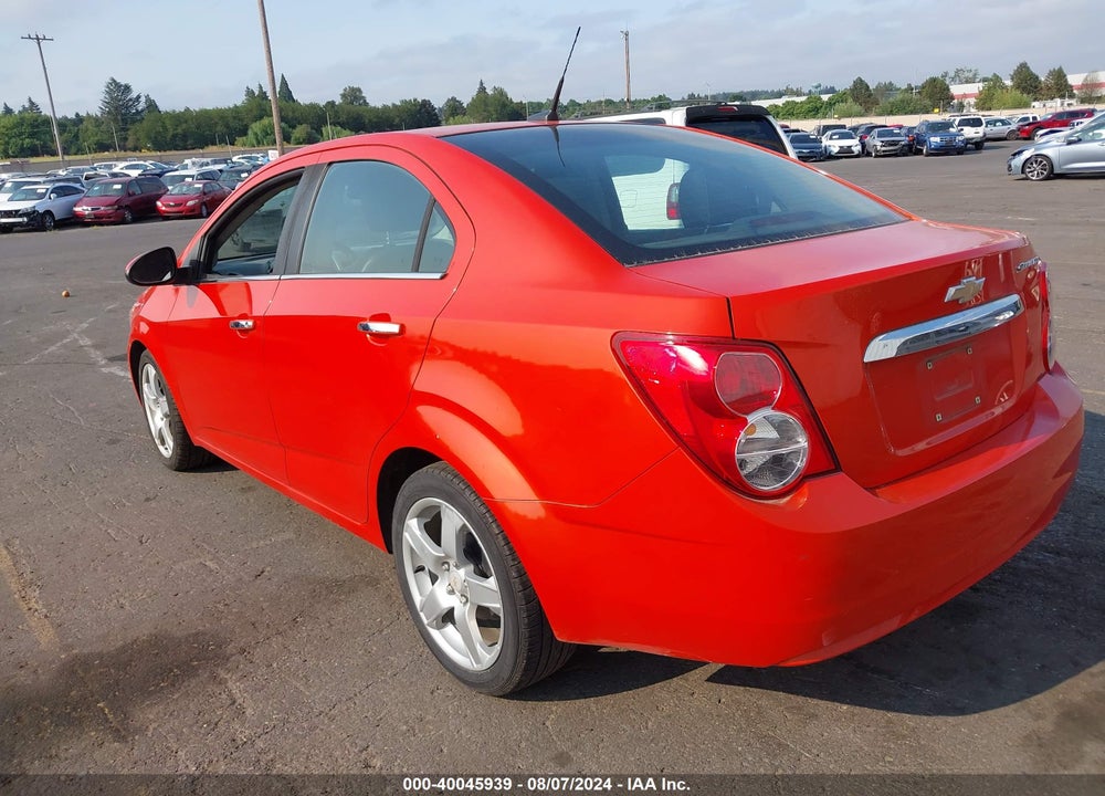 2012 CHEVROLET SONIC VIN: 1G1JE5SH9C4123047